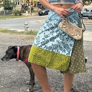 The Limited Multicolor Floral Midi Skirt